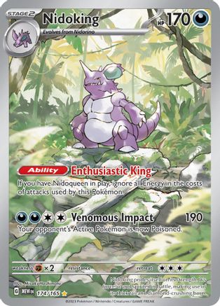 Nidoking 174/165 - Illustration Rare - Holofoil