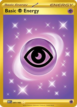 Basic Psychic Energy 207/165 - Hyper Rare - Holofoil