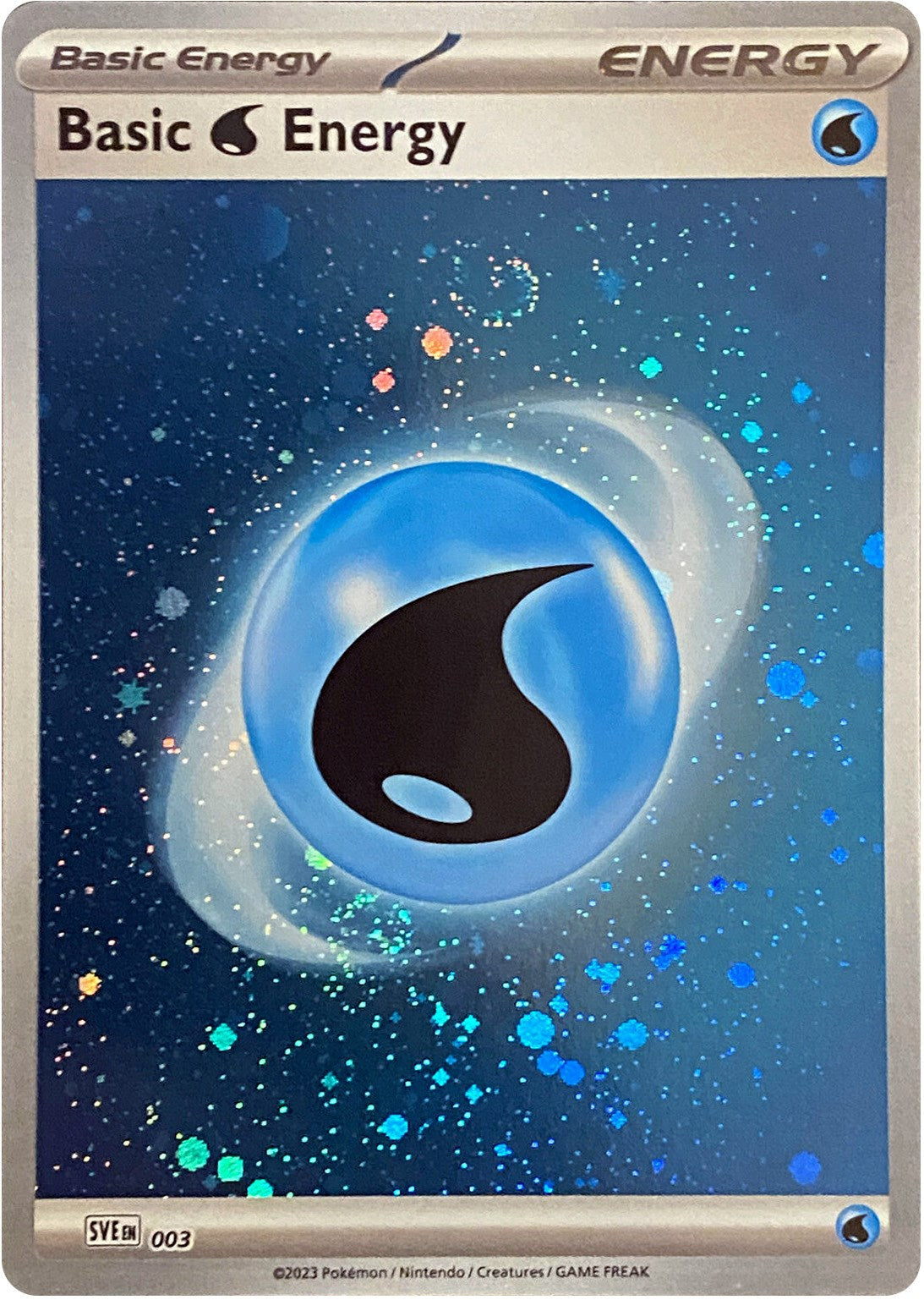 Basic Water Energy (Cosmos Holo) 003 - Common - Holofoil