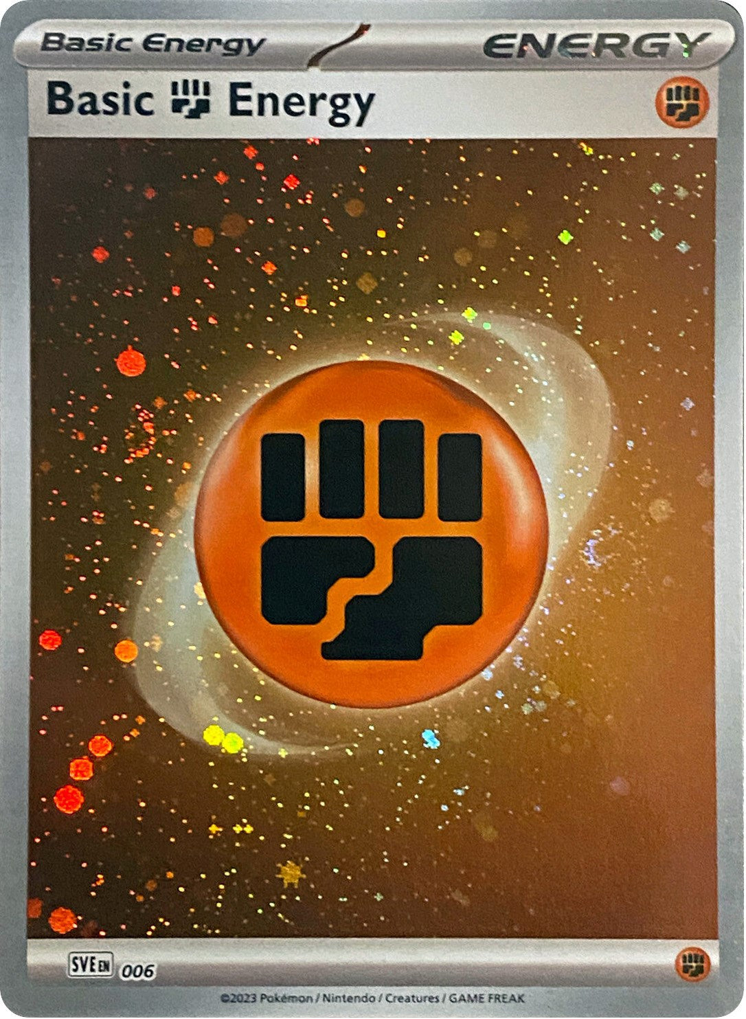 Basic Fighting Energy (Cosmos Holo) 006 - Common - Holofoil