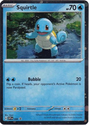 Squirtle 048 - Promo - Holofoil