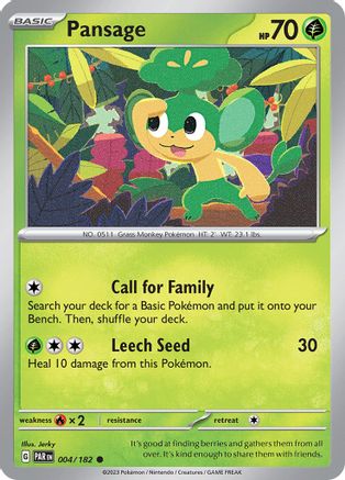 Pansage 004/182 - Common