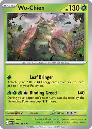 Wo-Chien 018/182 - Rare - Holofoil
