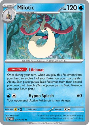 Milotic 036/182 - Rare - Holofoil