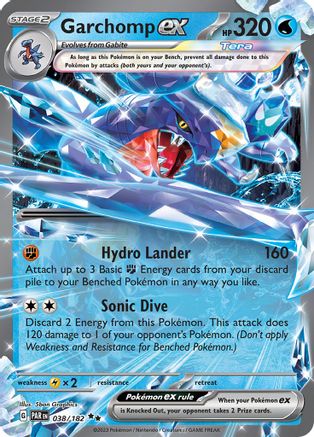 Garchomp ex 038/182 - Double Rare - Holofoil