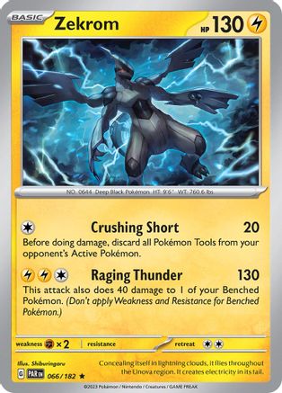 Zekrom 066/182 - Rare - Holofoil