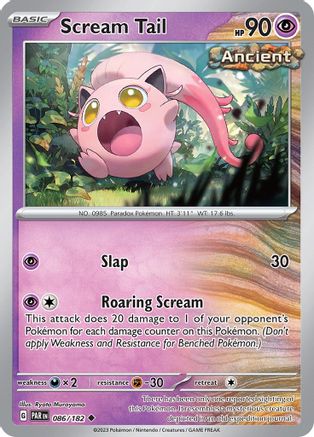 Scream Tail 086/182 - Uncommon