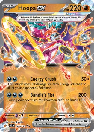 Hoopa ex 098/182 - Double Rare - Holofoil