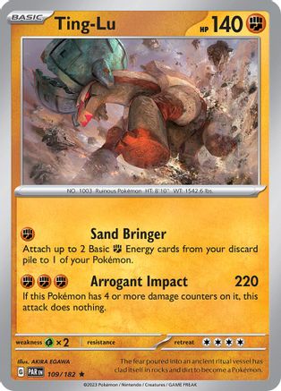 Ting-Lu 109/182 - Rare - Holofoil