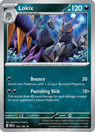Lokix 122/182 - Rare - Holofoil