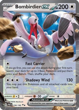 Bombirdier ex 156/182 - Double Rare - Holofoil
