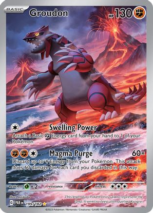 Groudon 199/182 - Illustration Rare - Holofoil