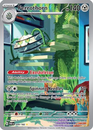 Ferrothorn 209/182 - Illustration Rare - Holofoil