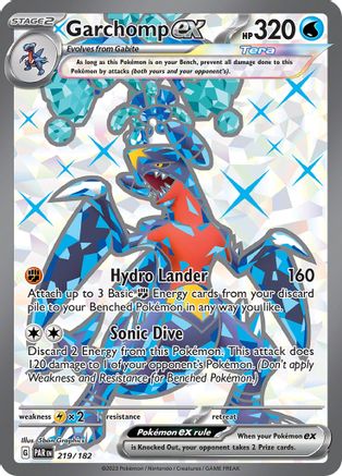 Garchomp ex 219/182 - Ultra Rare - Holofoil