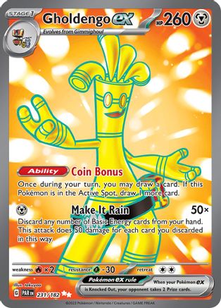 Gholdengo ex 231/182 - Ultra Rare - Holofoil
