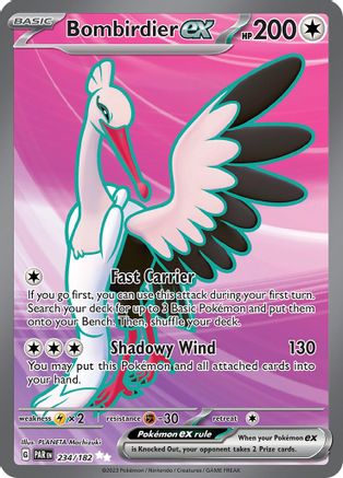 Bombirdier ex 234/182 - Ultra Rare - Holofoil