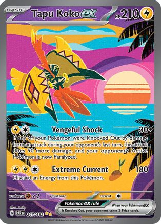 Tapu Koko ex 247/182 - Special Illustration Rare - Holofoil
