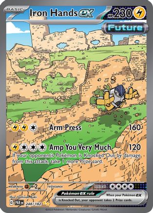 Iron Hands ex 248/182 - Special Illustration Rare - Holofoil