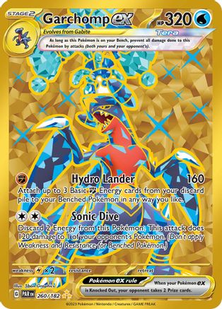 Garchomp ex 260/182 - Hyper Rare - Holofoil