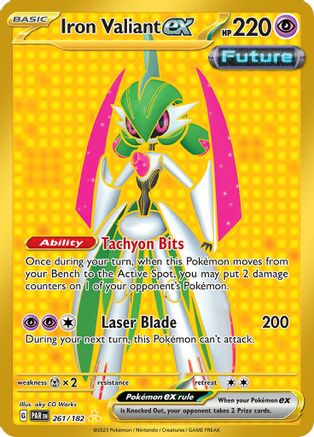 Iron Valiant ex 261/182 - Hyper Rare - Holofoil