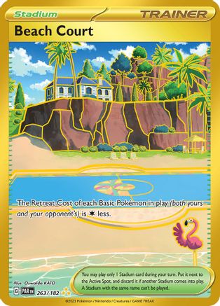 Beach Court 263/182 - Hyper Rare - Holofoil