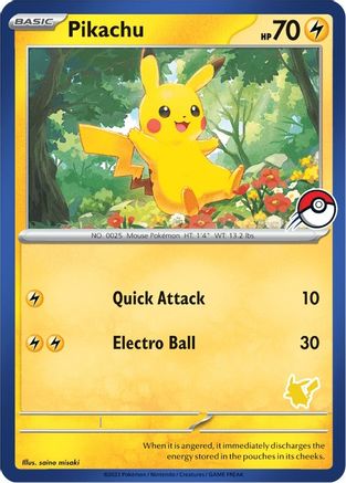 Pikachu (Blue Border) - Unconfirmed