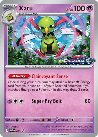 Xatu 059 - Rare - Holofoil