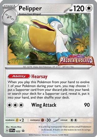 Pelipper 022 - Promo - Holofoil