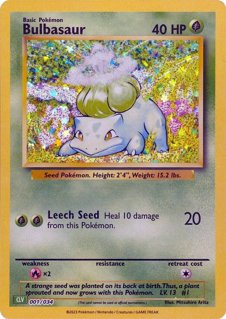 Bulbasaur [Trading Card Game Classic]