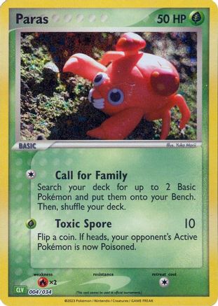 Paras 004/034 - Classic Collection - Holofoil