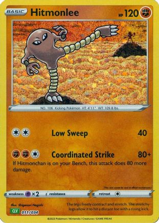 Hitmonlee 011/034 - Classic Collection - Holofoil