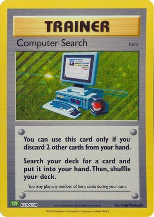 Computer Search (CLV) 020/034 - Classic Collection - Holofoil