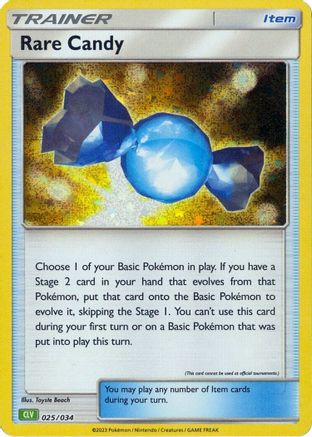 Rare Candy (CLV) 025/034 - Classic Collection - Holofoil