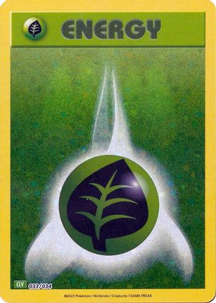 Basic Grass Energy 033/034 - Classic Collection - Holofoil