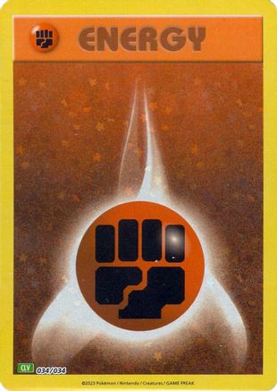 Basic Fighting Energy 034/034 - Classic Collection - Holofoil