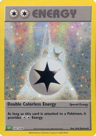 Double Colorless Energy (CLV) 032/034 - Classic Collection - Holofoil