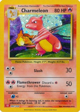 Charmeleon 002/034 - Classic Collection - Holofoil