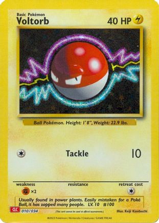 Voltorb 010/034 - Classic Collection - Holofoil