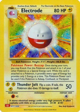 Electrode 011/034 - Classic Collection - Holofoil