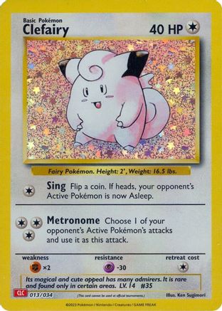 Clefairy 013/034 - Classic Collection - Holofoil