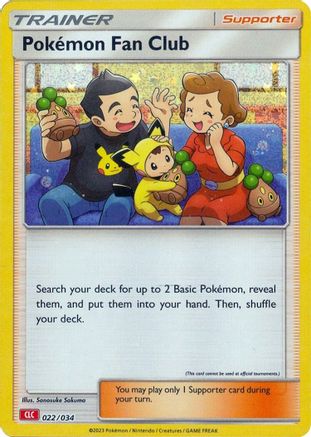 Pokemon Fan Club (CLC) 022/034 - Classic Collection - Holofoil