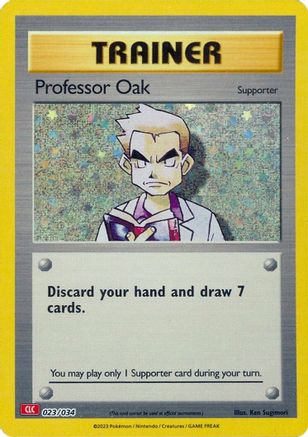 Professor Oak (CLC) 023/034 - Classic Collection - Holofoil