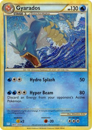 Gyarados 007/034 - Classic Collection - Holofoil
