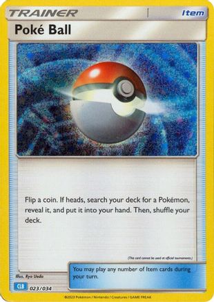 Poke Ball (CLB) 023/034 - Classic Collection - Holofoil