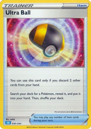 Ultra Ball (CLB) 030/034 - Classic Collection - Holofoil