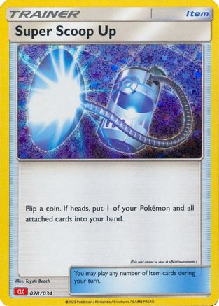 Super Scoop Up 028/034 - Classic Collection - Holofoil
