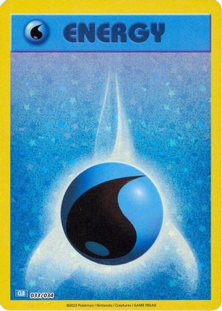 Basic Water Energy 033/034 - Classic Collection - Holofoil