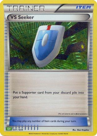 VS Seeker (CLV) 031/034 - Holo Rare - Holofoil