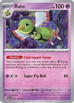 Xatu 072/182 - Rare
