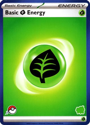 Basic Grass Energy (Blue Border) - Unconfirmed